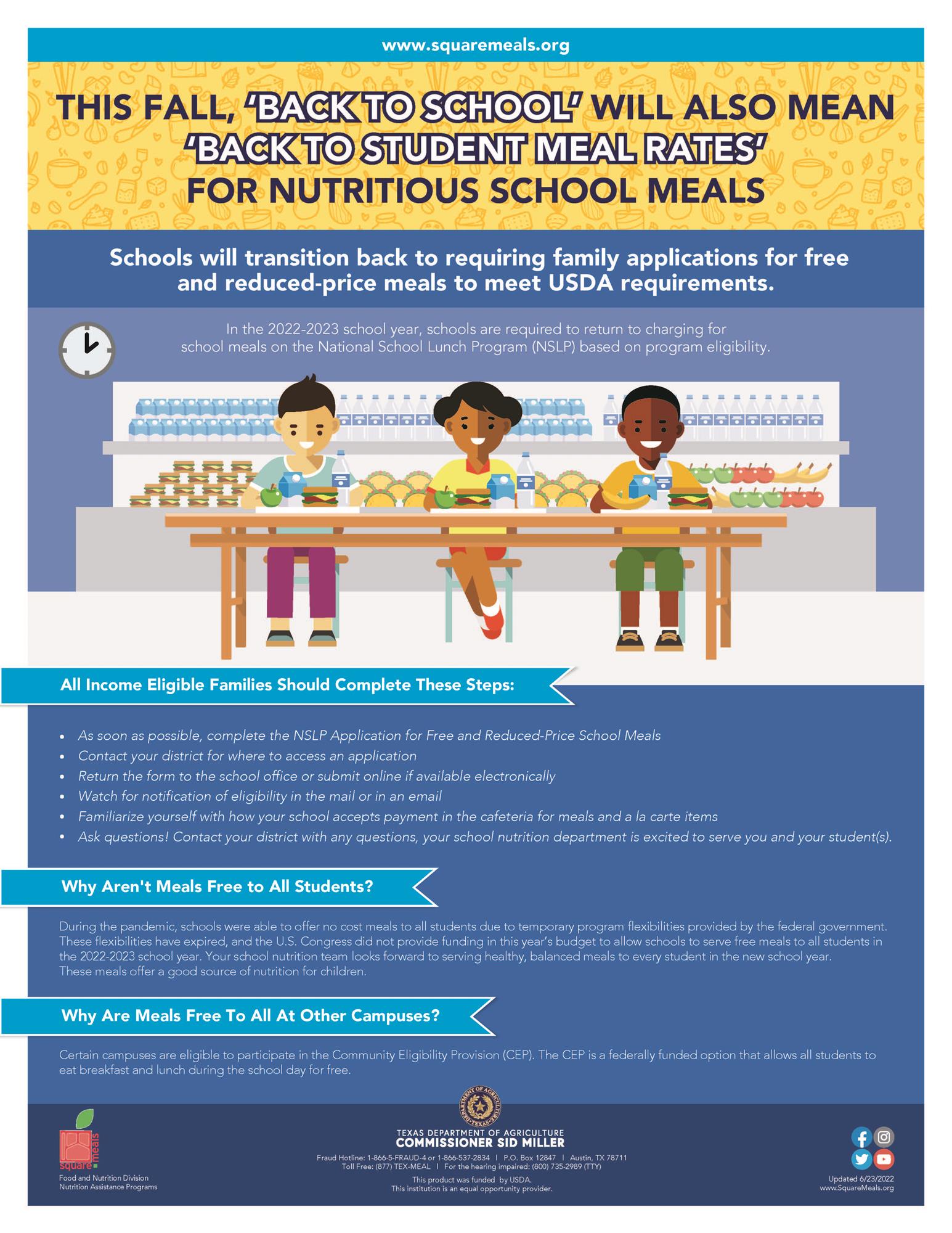 summer meal flyer